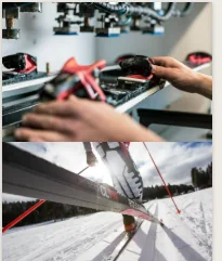 Präzise Handarbeit bei der Anpassung