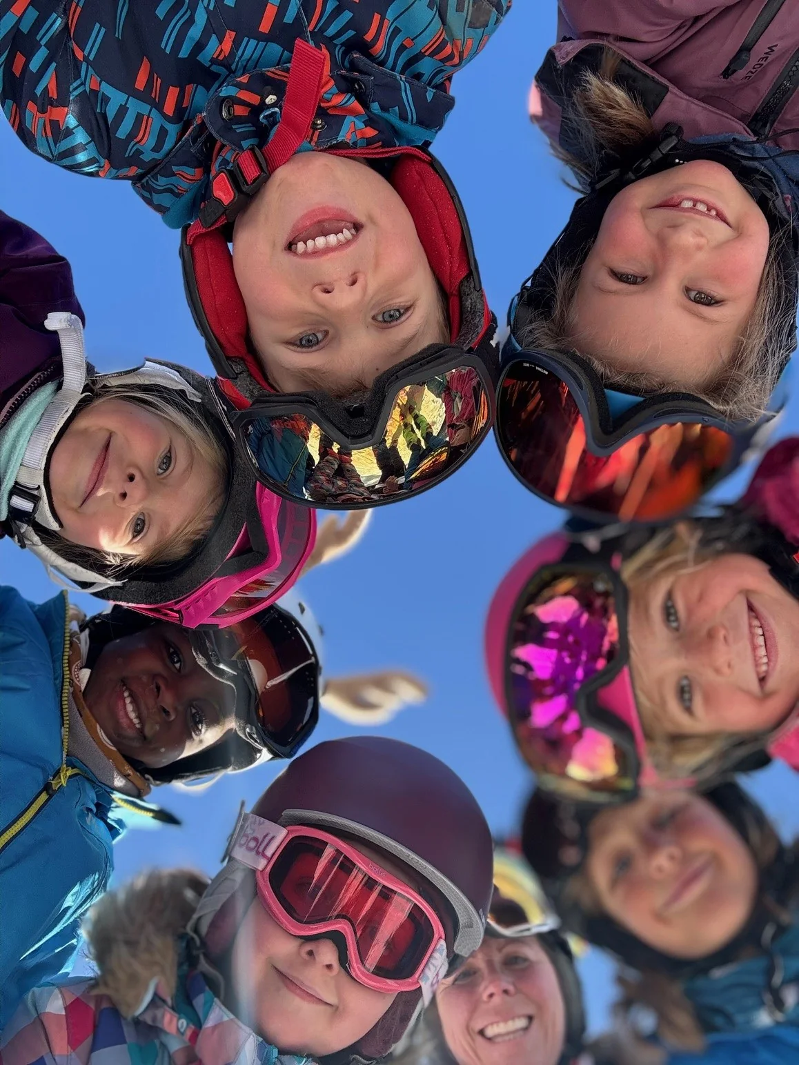 Gruppe im Schnee