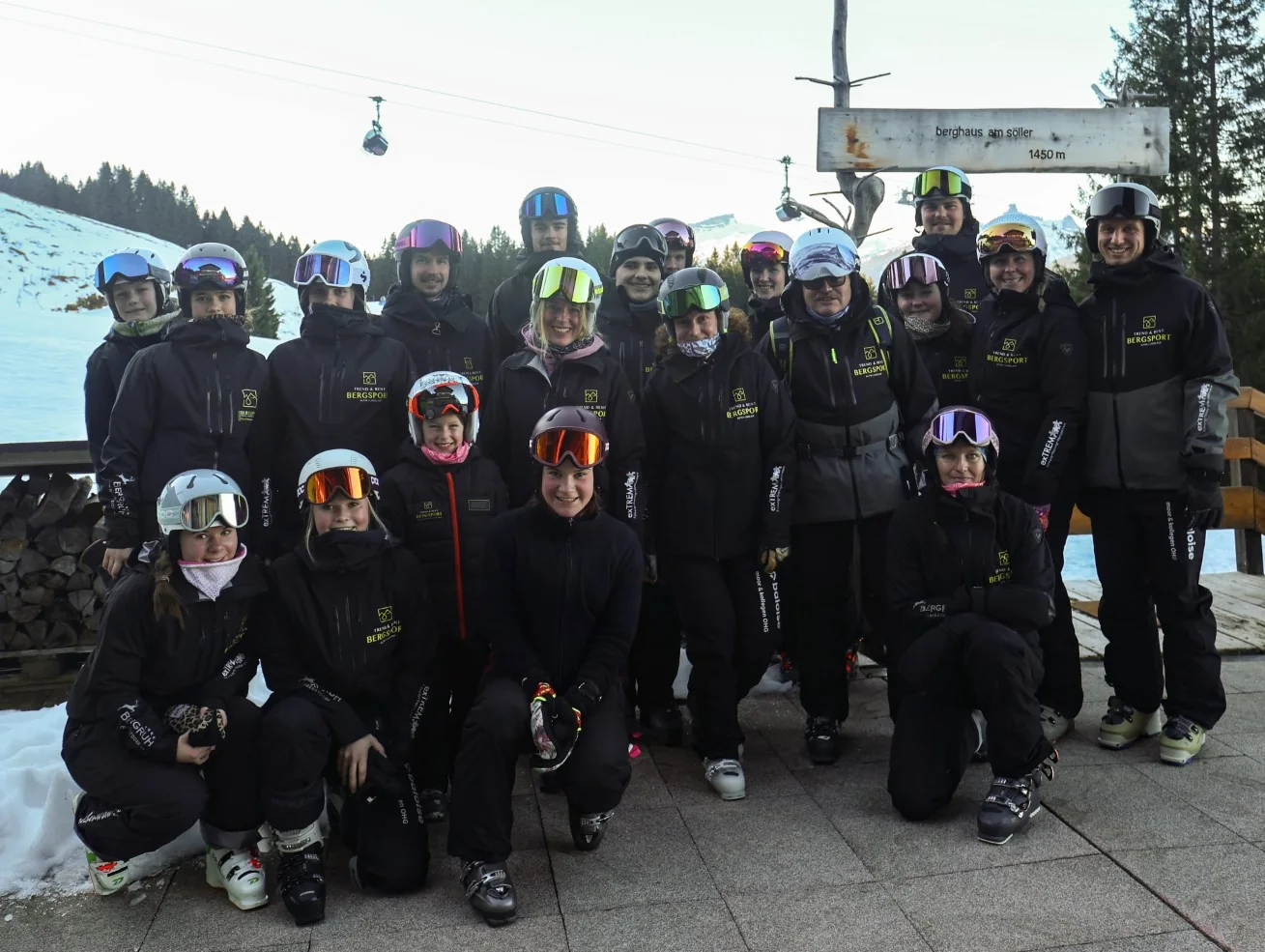 Das BERGSPORT JA Team in Oberstdorf