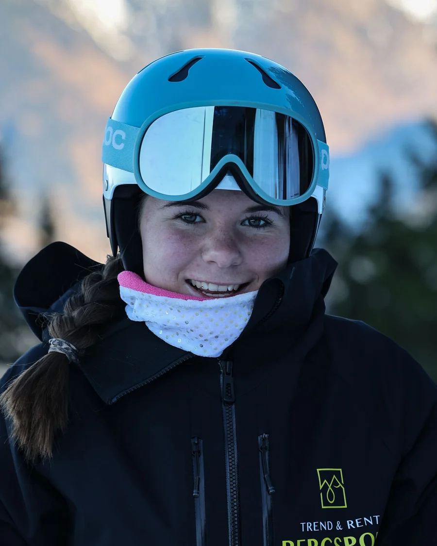 Fabienne im BERGSPORT JA Team