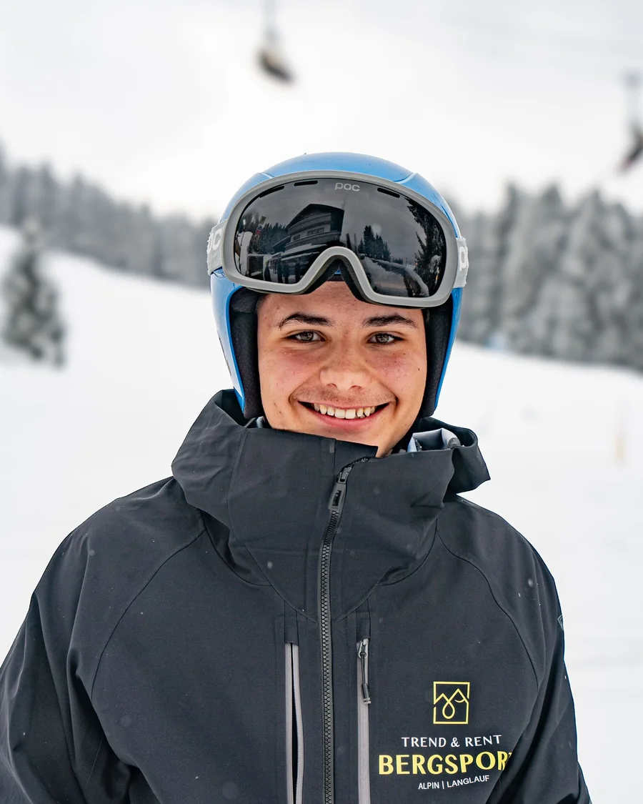 Simon im BERGSPORT JA Team